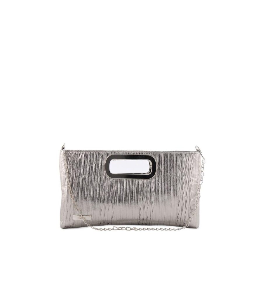 Casual Silver Clutches