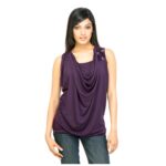 Casual Top Purple Top