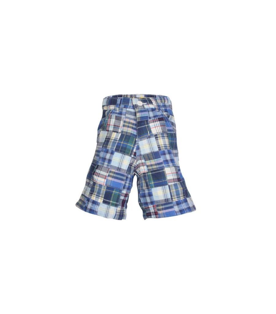 Check Blue Shorts