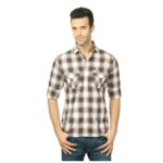 Check Brown Shirt