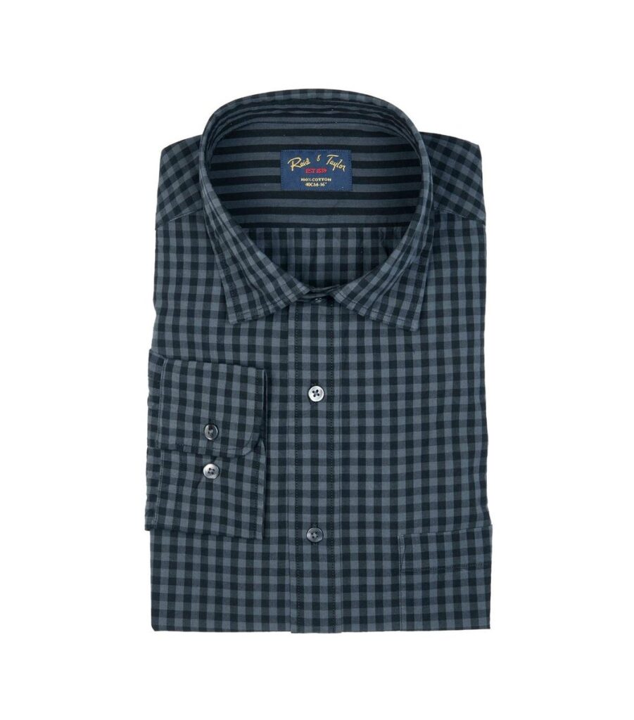 Check Medium Grey Shirt
