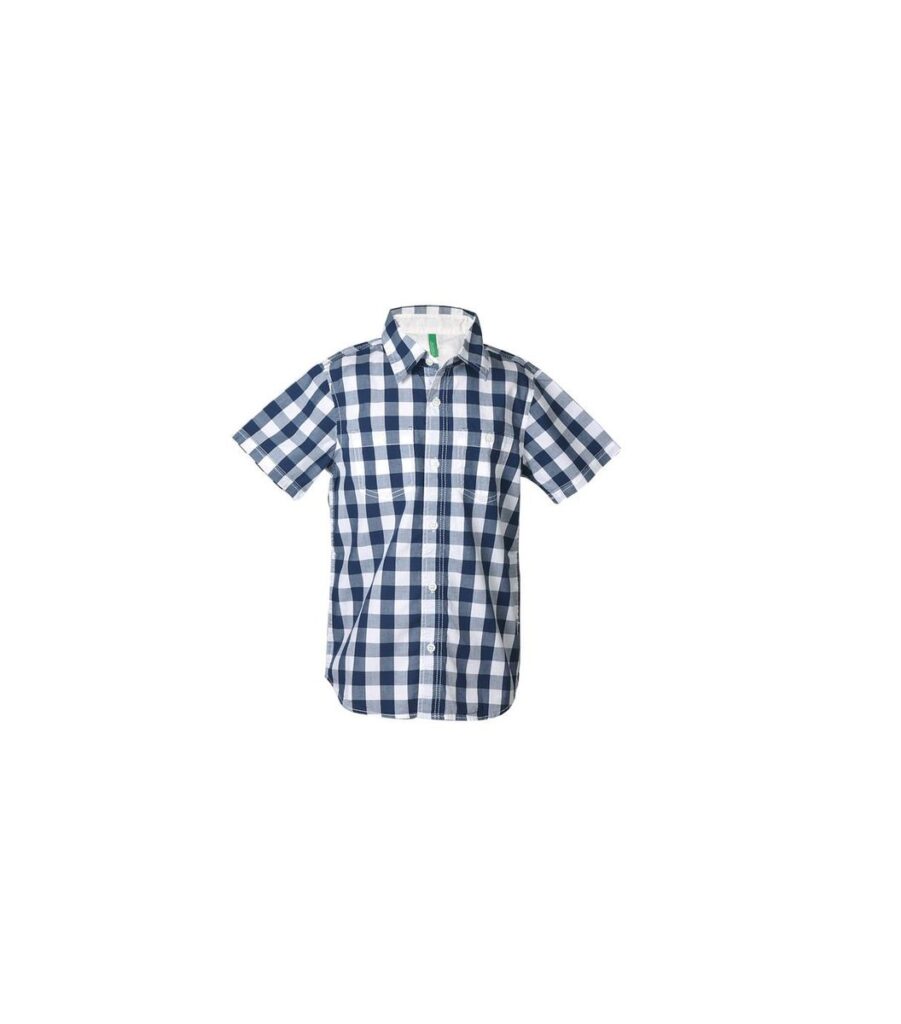 Check Navy Blue Shirt