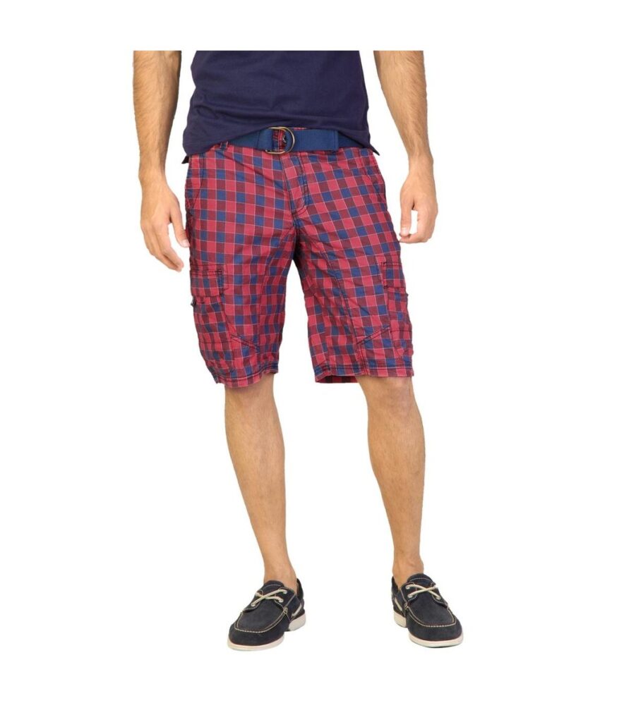 Check Red Shorts