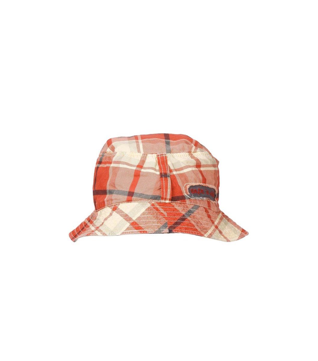 checked-orange-red-cap Checked Orange & Red Cap