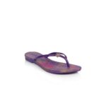 Claudia Purple Flats Heels