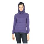 Cowl Purple Sweatshirt