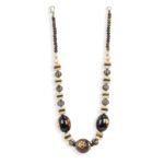 Cream & Brown Necklace