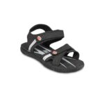 Cross Black Floater Sandals