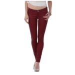 Dark Red Jeggings