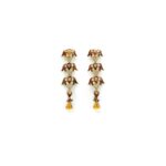 Diadem Golden & Brown Earrings