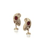 Diadem Golden Earrings