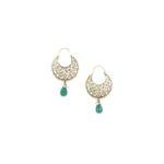 Diadem Green Earrings
