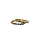 Diadem Set Turquoise Blue Bangles