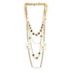 Earthy Crust White Necklace