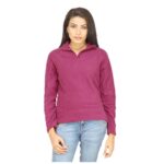 Fleece Magenta Sweatshirt