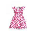 Girl Printed Pink Dress