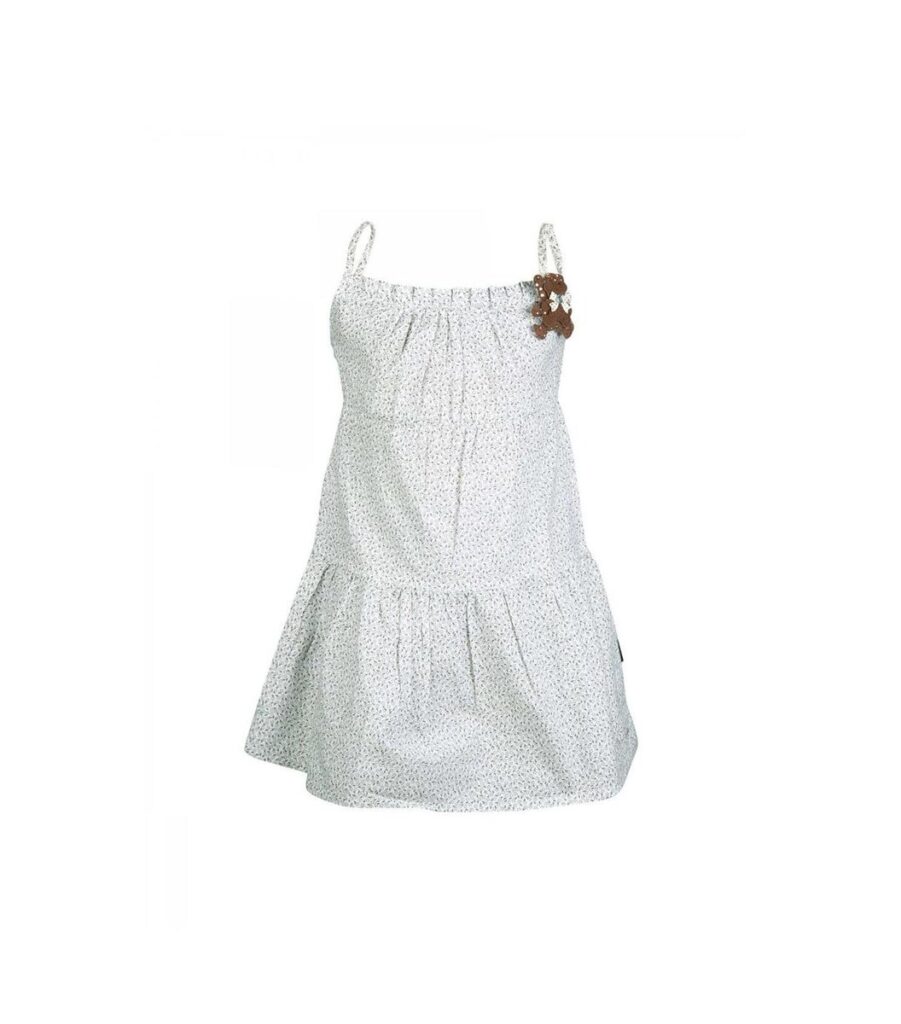 Girl Printed White Dress