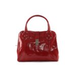 Glossy Red Handbag