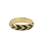Gold & Black Bangle