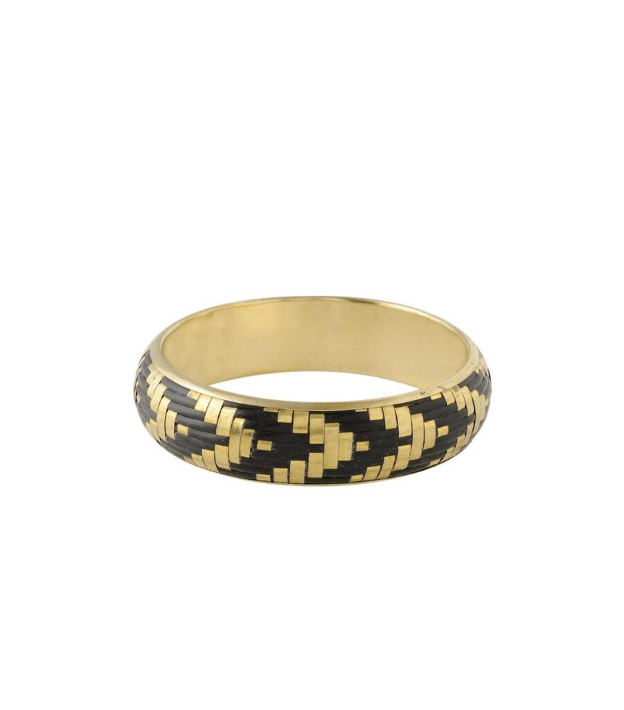 Gold & Black Bangle