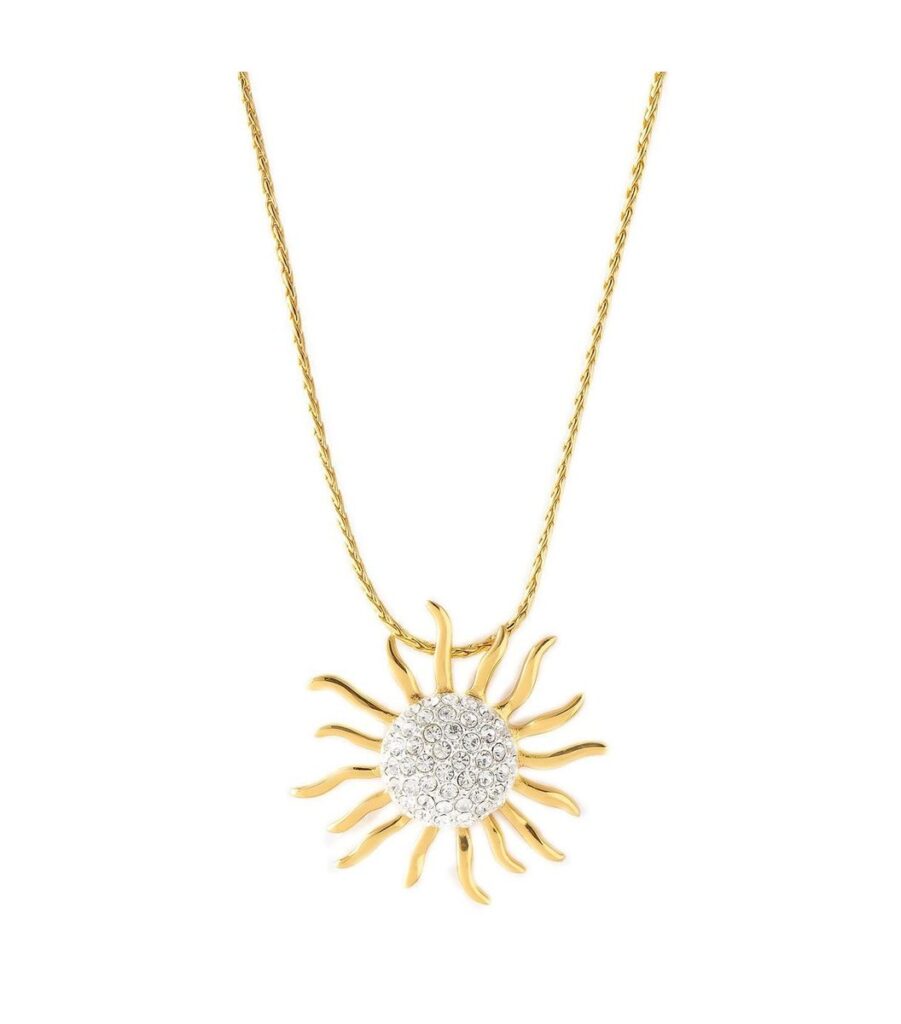 Gold Pendant With Chain