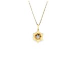 Gold Plated Pendant With Chain