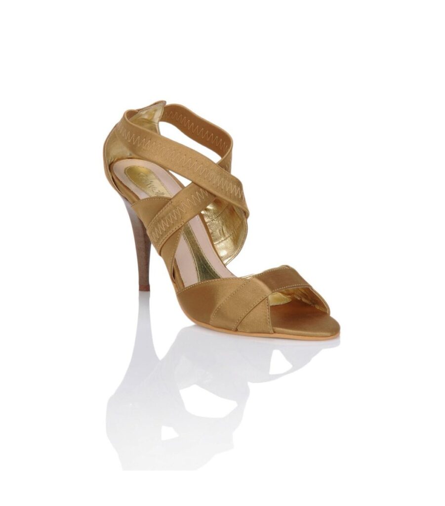 Gold Stilettos Heels
