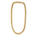 Golden Beaded Sheet Necklace