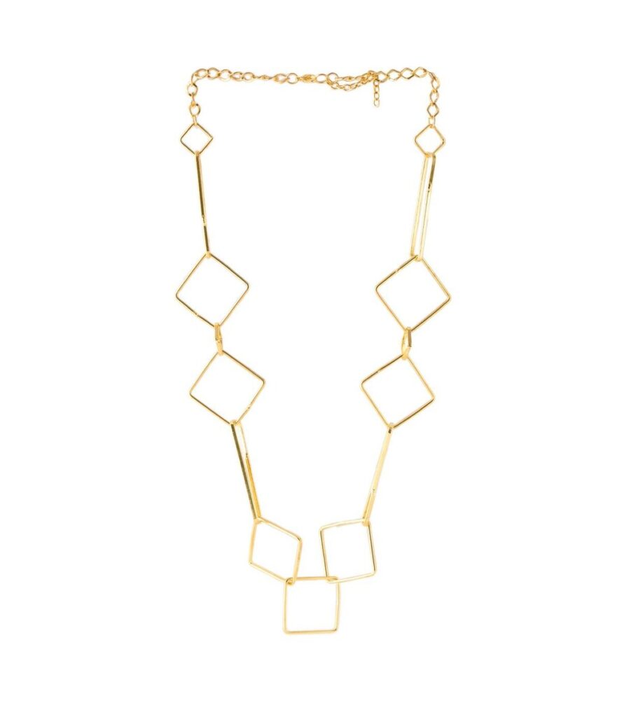 Golden Frame Necklace