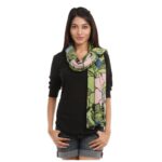Green & Blue Printed Scarf