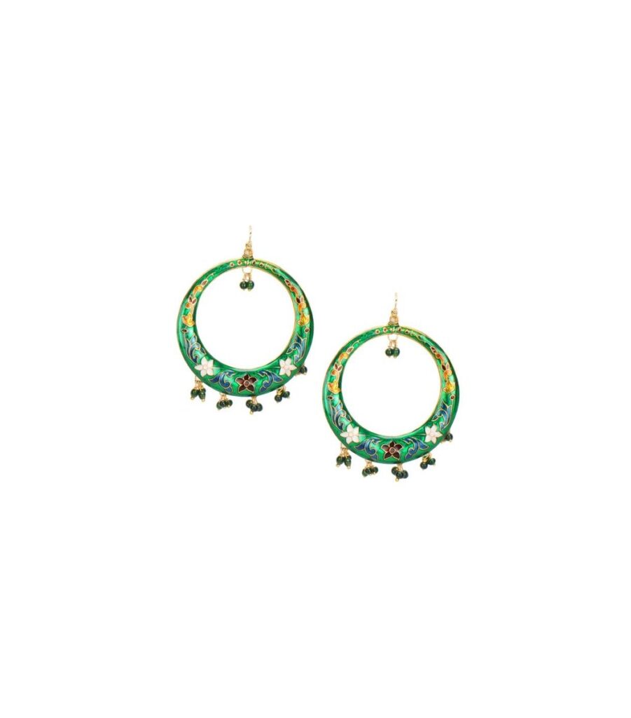 Green Earrings