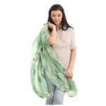 Green Printed Scarf