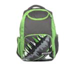 Grey & Green Printed Laptop Backpack