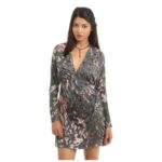 Grey Printed Dress