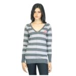Grey Striped Sweater