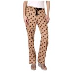 Heart Print Brown Trousers