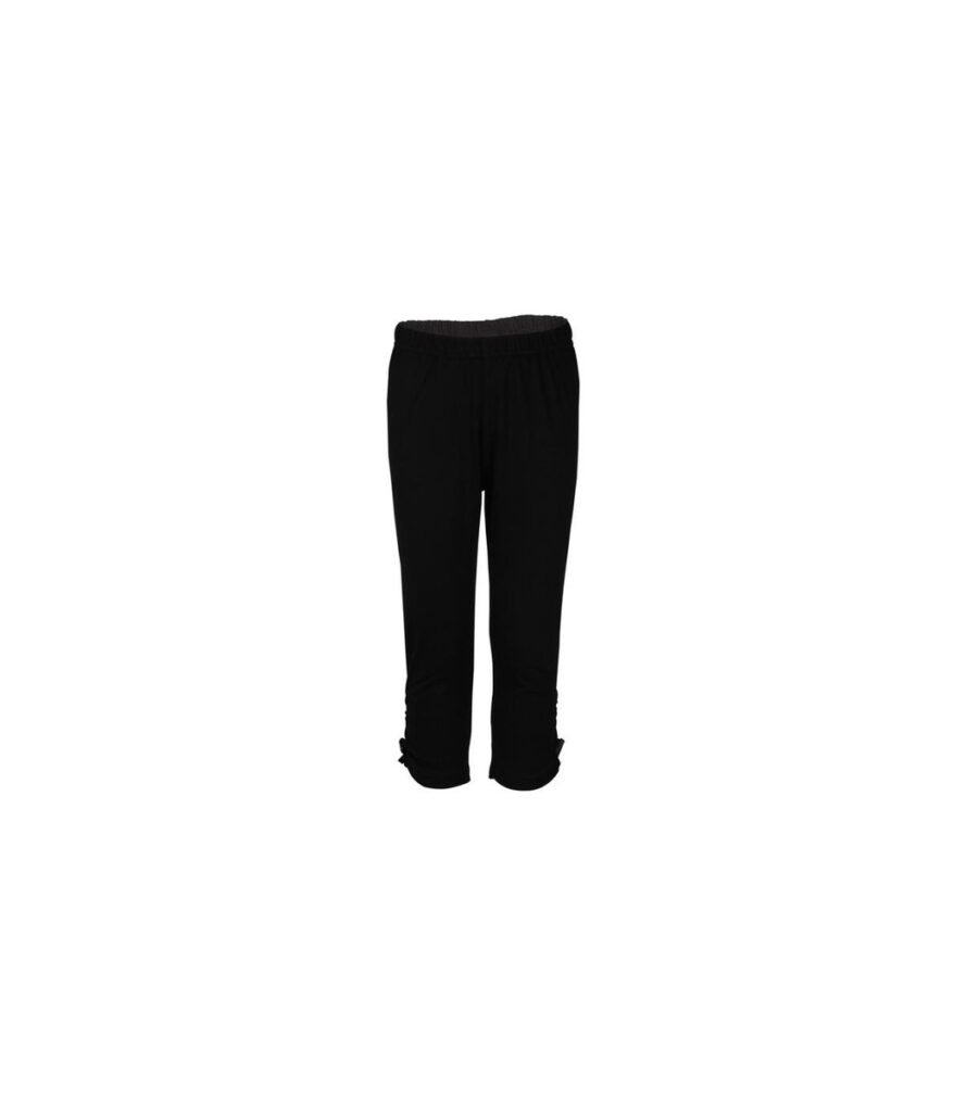 Lace Bow Black Leggings