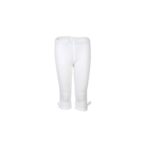 Lace Bow White Leggings