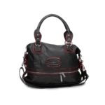 Leatherette Black Handbag
