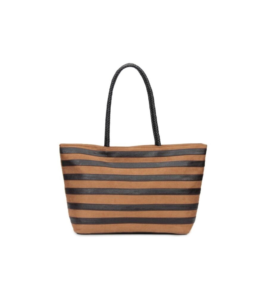 Leatherette Brown Handbag