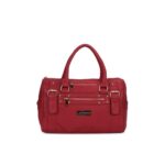 Leatherette Red Handbag