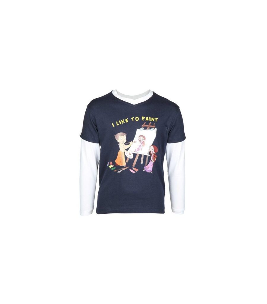 Like Paint Navy Blue T-shirt