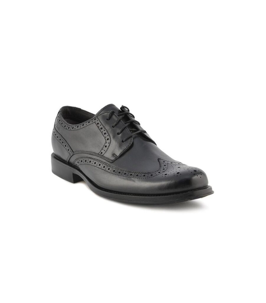 Limit Leather Black Formal Shoes