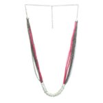 Magenta & Grey Necklace