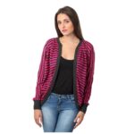 Magenta & Grey Sweater