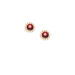 Maroon Earrings