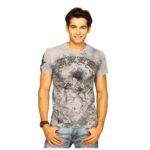 Masked Angel Washed Grey T-shirt