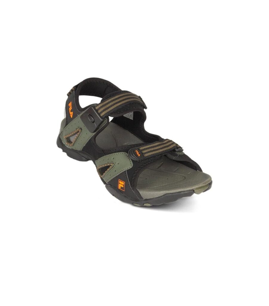 Motor Sports Olive Black Sandals
