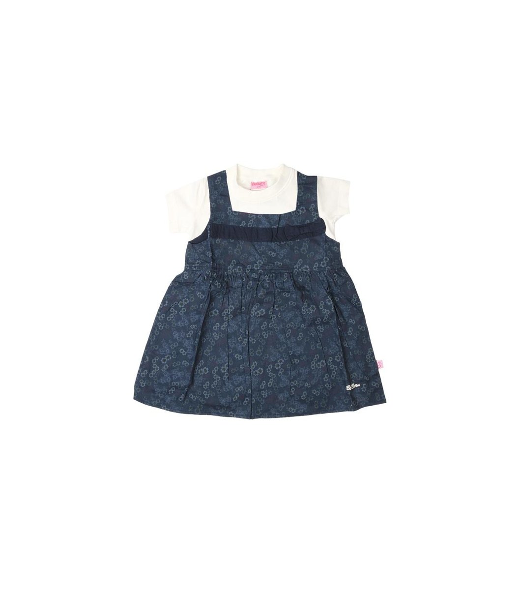 navy-blue-floral-print-dress Navy Blue Floral Print Dress
