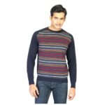 Navy Striped Sweater